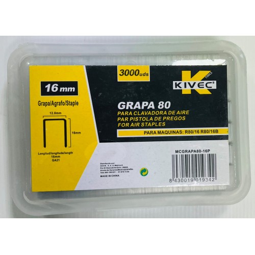 CAJA GRAPA 80 KIVEC MCGRAPA80
